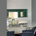 Table Lamp For Hotel Room Beehive Texture dark green glass body Table lamp Factory
